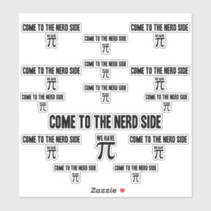 Pi来タイポグラフィスタイルのおたく側へ シール