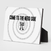 Pi来タイポグラフィスタイルのおたく側へ フォトプラーク (側面)