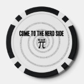 Pi来タイポグラフィスタイルのおたく側へ ポーカーチップ (裏面)