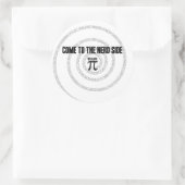 Pi来タイポグラフィスタイルのおたく側へ ラウンドシール (バッグ)