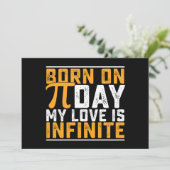 Pi生まれ Day私の愛は無限の数学おもしろい 招待状 (スタンド正面)