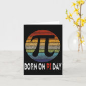 Pi生まれDay Shirt1 カード (黄色い花)