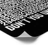 Pi番号が分からない部分おもしろい ポスター (角)