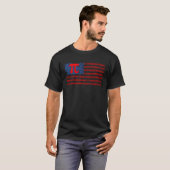 Pi算数アメリカ国旗3 14 Pi番号記号数学S Tシャツ (正面フル)