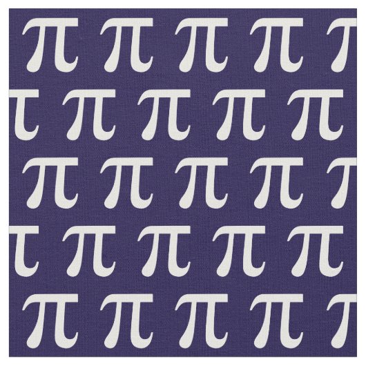 Pi記号かわいい数式先生 ファブリック (クローズアップ)