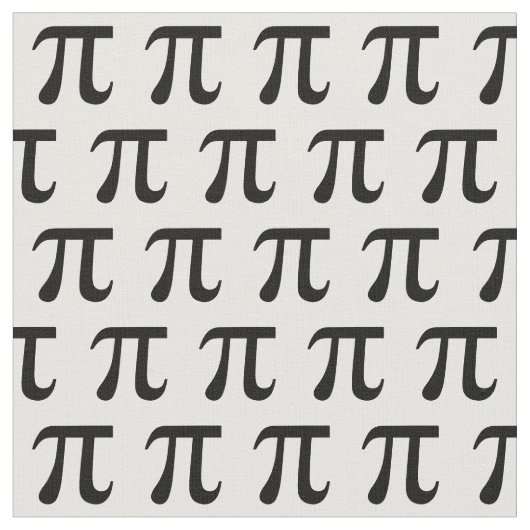 Pi記号かわいい数式先生 ファブリック (クローズアップ)