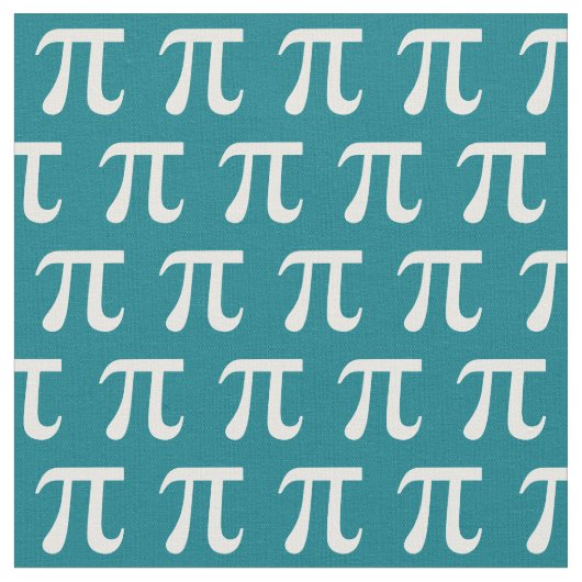 Pi記号かわいい数式先生 ファブリック (クローズアップ)