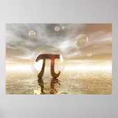 Pi記号ポスター ポスター (正面)