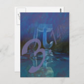 Pi記号 ポストカード (正面/裏面)