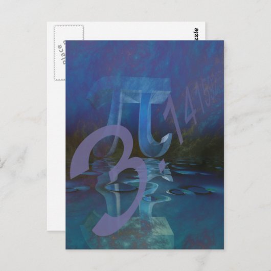 Pi記号 ポストカード (正面/裏面)