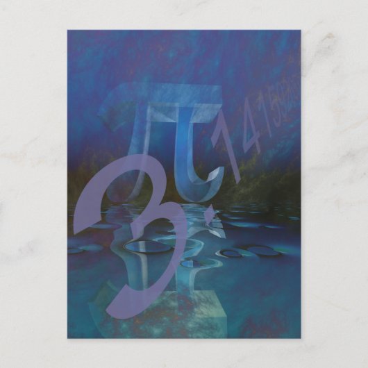 Pi記号 ポストカード (正面)