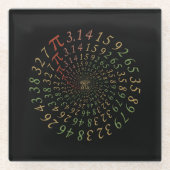 Pi銀河系 ガラスコースター (正面)