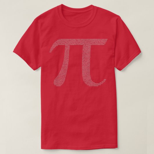Pi314First2000DigitsOfPiMathForPiDay Tシャツ (デザイン正面)