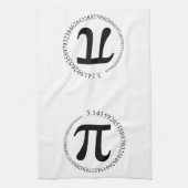 Pi (π)日 キッチンタオル (縦)