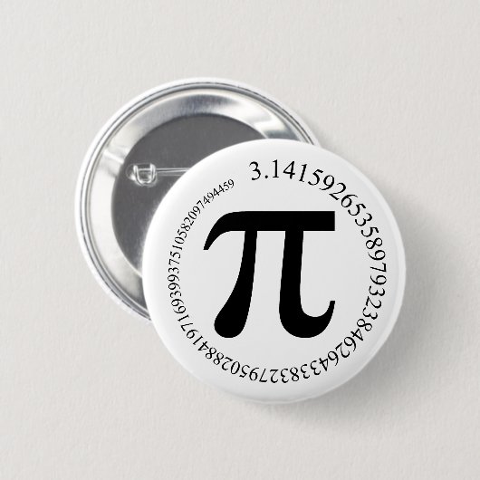 Pi (π)日 缶バッジ (正面&裏面)
