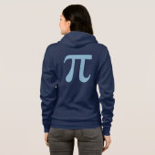 Pi / かわいいPi カスタム名 パーカ (裏面フル)