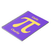 Pi / キューティパイのカスタム名 ノートブック (左側)