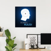 Pi – サイエンスルール |数式 ポスター (ホームオフィス)