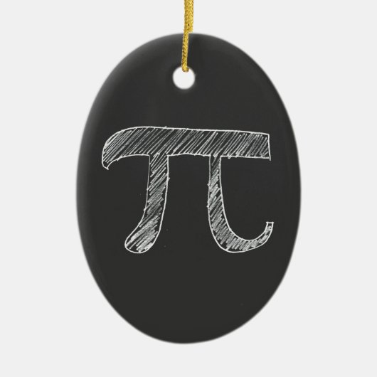 Pi セラミックオーナメント (正面)