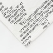 Pi フリースブランケット (角)
