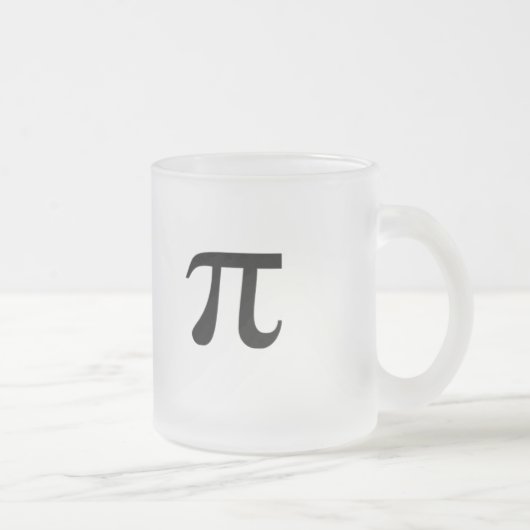 Pi フロストグラスマグカップ (右)