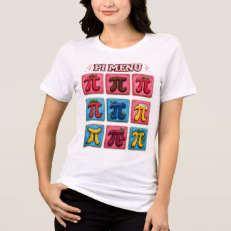 PI メニュー – 面白い円周率の日 3.14 数学教師デザイン トライブレンドTシャツ