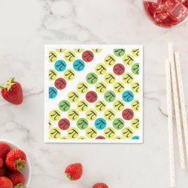 Pi -モダン Happy Pi Dayパーティー供給紙Napkins スタンダードカクテルナプキン