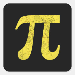 Pi – 数学記号 スクエアシール