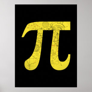 Pi – 数学記号 ポスター