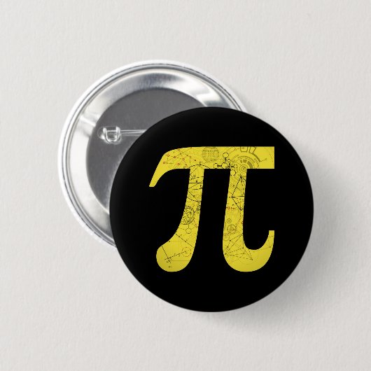 Pi – 数学記号 缶バッジ (正面&裏面)