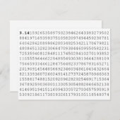 Pi 祝 3.14 Pi Day 招待状 (正面/裏面)