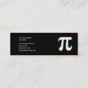 Pi -科学者 スキニー名刺
