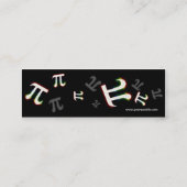 Pi -科学者 スキニー名刺 (裏面)