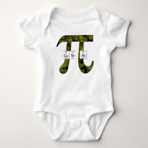 Pi (葉)として元素にかわいい ベビーボディスーツ