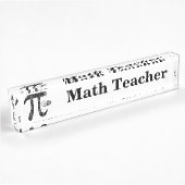 Pi 1のパイ デスクネームプレート