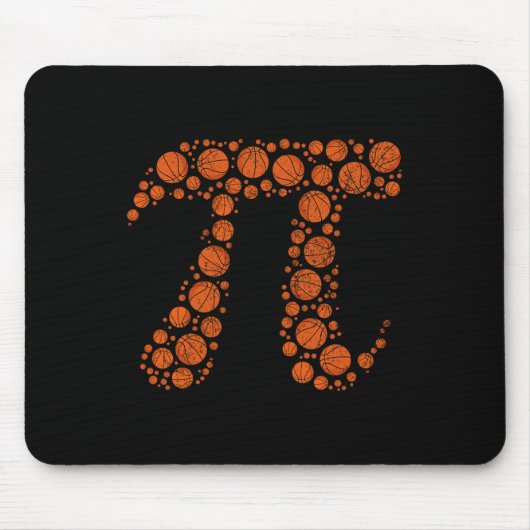 Pi 3.14ゲーム日数学先生Bysketll Pi日 マウスパッド (正面)