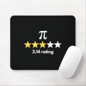 Pi 3.14スター評価おもしろいPiユーモアPiデイノベルティ マウスパッド (マウス)