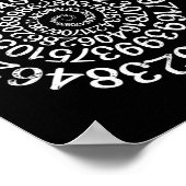 Pi = 3.14スパイラル数理科学ギーク3.14 Pi Day Ste ポスター (角)