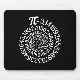 Pi = 3.14スパイラル数理科学ギーク3.14 Pi Day Ste マウスパッド
