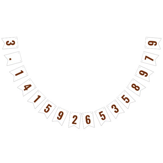 Pi 3.14バンティングバナー バンティングフラッグ (全)