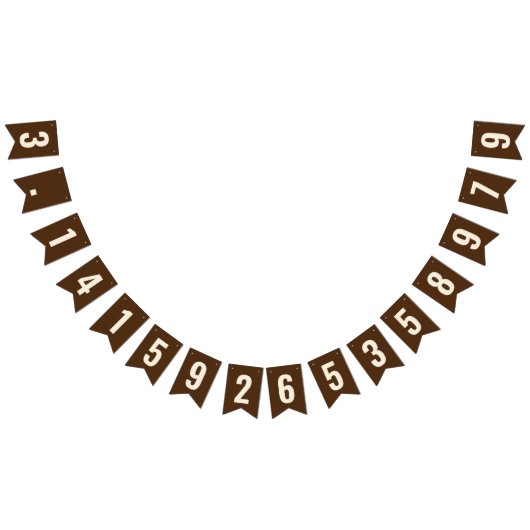 Pi 3.14バンティングバナー バンティングフラッグ (全)