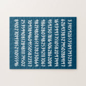 Pi 3.14数値演算デザインの桁数 ジグソーパズル (横)