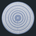 pi= 3.14159数学サイエンスpi日の桁数 消しゴム<br><div class="desc">pi= 3.14159青と白の数学の数値数学のpi日の桁消しゴム，あなたは青の背景色を変更することができる</div>