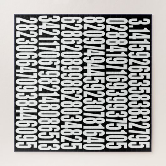 pi= 3.14159算数pi日Piの桁数 ジグソーパズル (横)