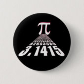 Pi、3.141592653 缶バッジ (正面)