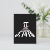 Pi, 3.141592653#Pi# ポストカード (スタンド正面)