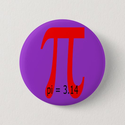 pi = 3,14159265 缶バッジ (正面)
