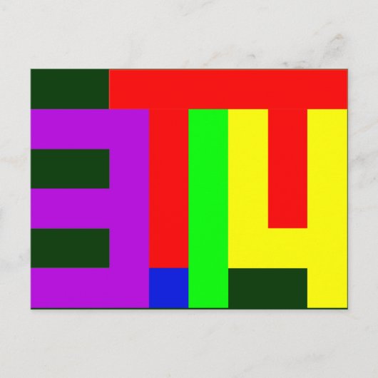 PI = 3.14 ポストカード (正面)