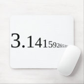 Pi - 3.14... マウスパッド (マウス)