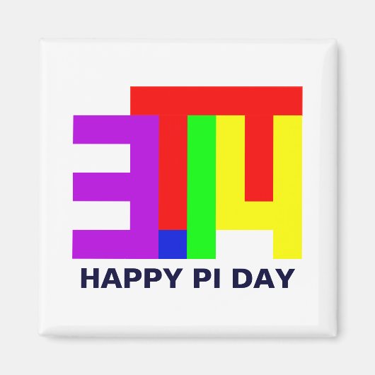 PI = 3.14 マグネット (正面)